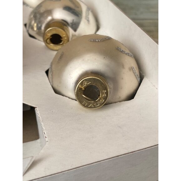 3 Boxes Pyramid Rauch Glass Ornaments USA 1980s Vintage Christmas Lot - Picture 13 of 16